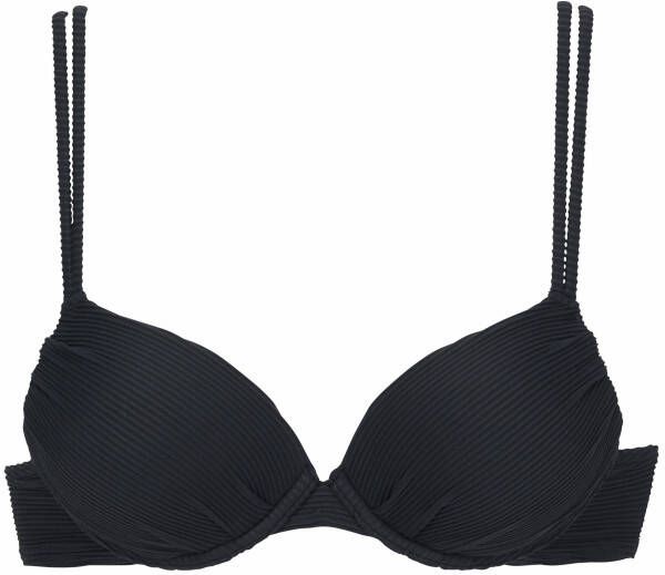 Sunseeker Push-upbikinitop Fancy van elegante structuurstof
