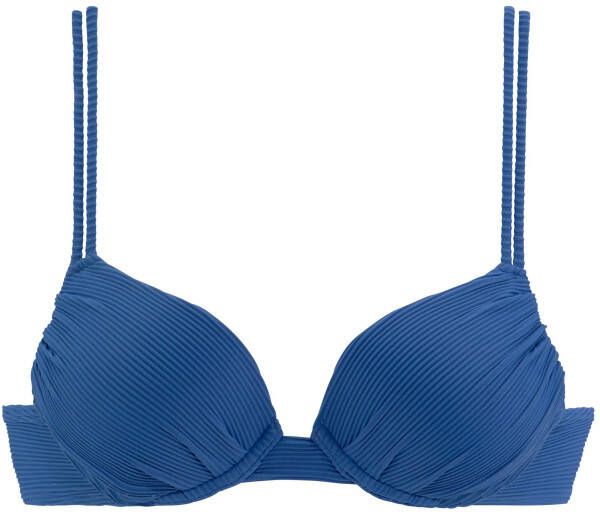 Sunseeker Push-upbikinitop Fancy van elegante structuurstof