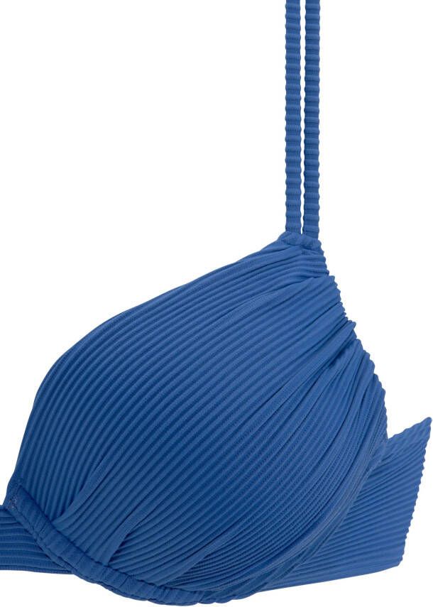 Sunseeker Push-upbikinitop Fancy van elegante structuurstof