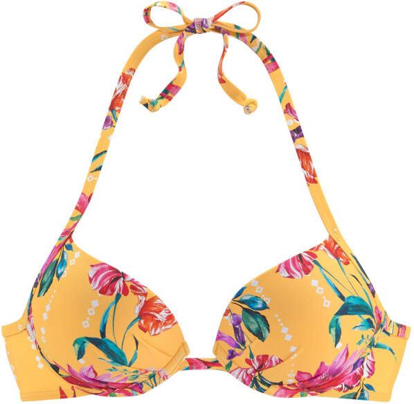 Sunseeker Push-upbikinitop Modern met bloemenprint
