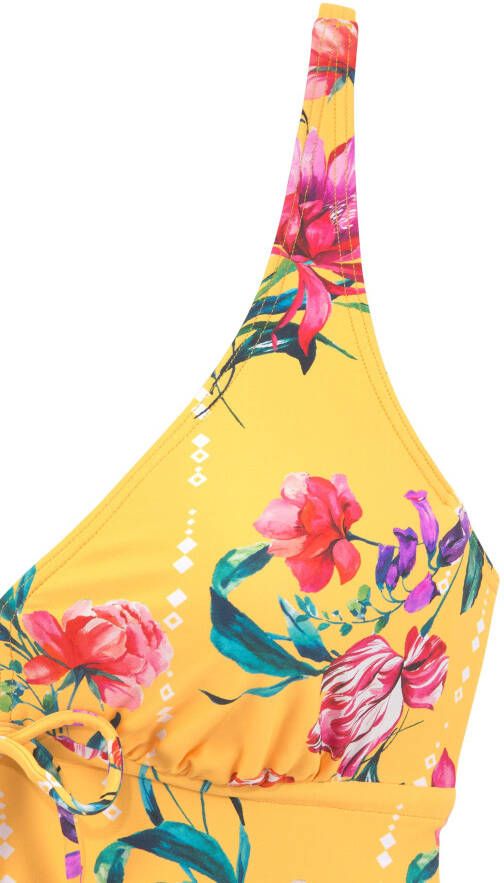 Sunseeker Tankinitop met beugels Modern met bloemenprint