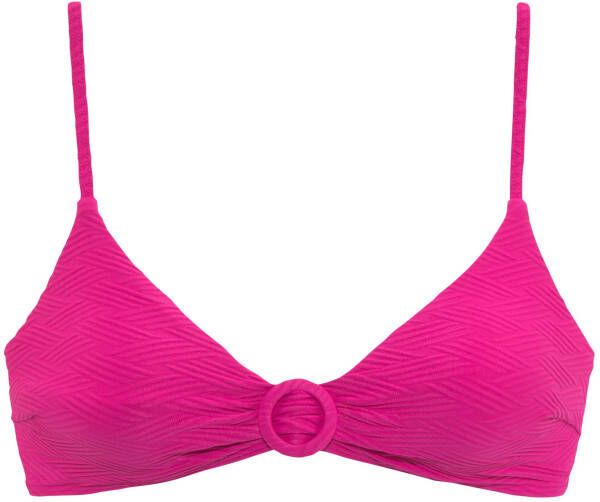 Sunseeker Triangel-bikinitop Loretta met structuurpatroon