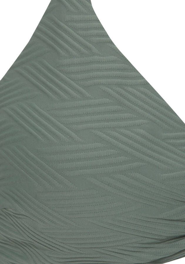 Sunseeker Triangel-bikinitop Loretta met structuurpatroon