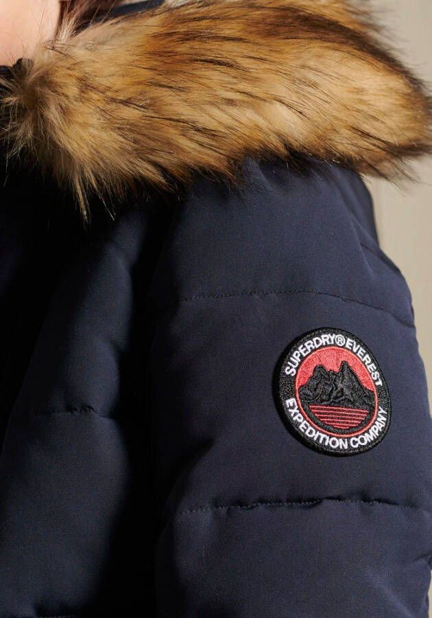 Superdry Bomberjack afneembare capuchon gerecyclede wattering