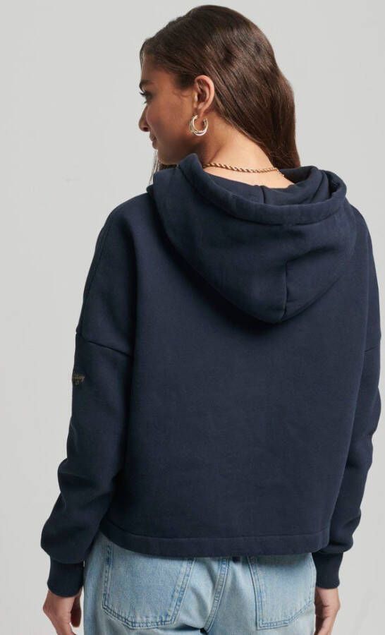 Superdry Capuchonsweatvest Hoody met capuchon en vintage logo