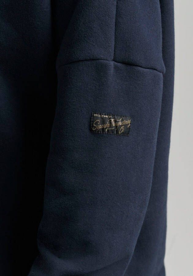 Superdry Capuchonsweatvest Hoody met capuchon en vintage logo
