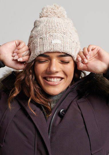 Superdry Gebreide muts