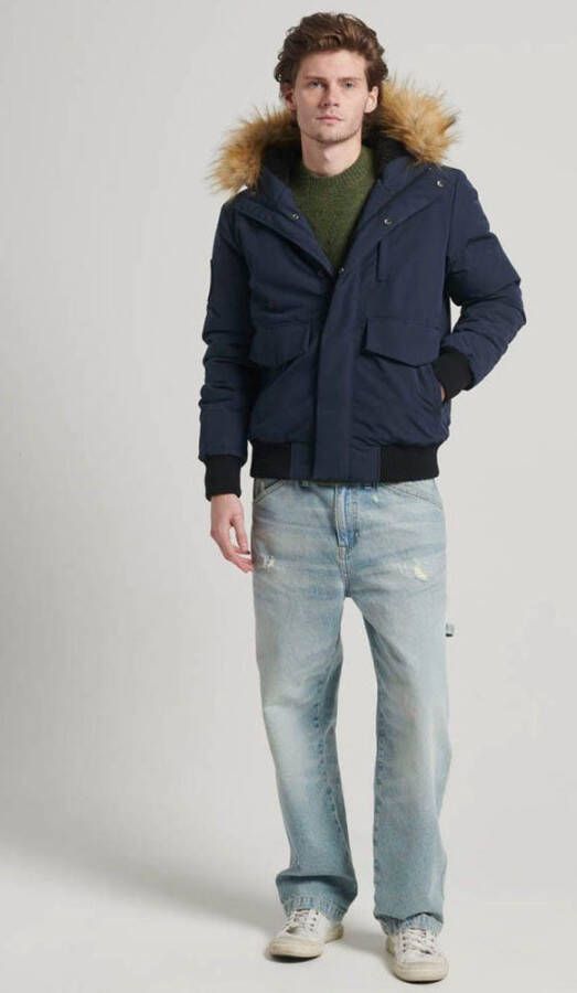 Superdry Gewatteerde jas EVEREST HOODED PUFFER BOMBER