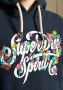 Superdry Hoodie Hoody met bloemenprint en opschrift - Thumbnail 3