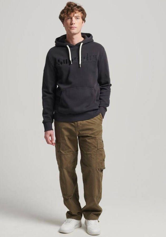 Superdry Hoodie TERRAIN LOGO OVERDYED HOODIE