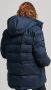 Superdry winterjas donkerblauw effen rits + knoop normale fit - Thumbnail 4