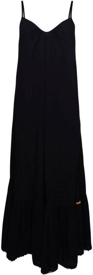 Superdry Maxi-jurk VINTAGE LONG BEACH CAMI DRESS Met blote rug