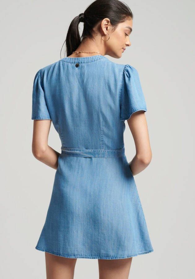 Superdry Mini-jurk Vintage mini-jurk in wikkel-look