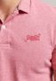 Superdry Poloshirt met labelstitching model 'CLASSIC' - Thumbnail 8