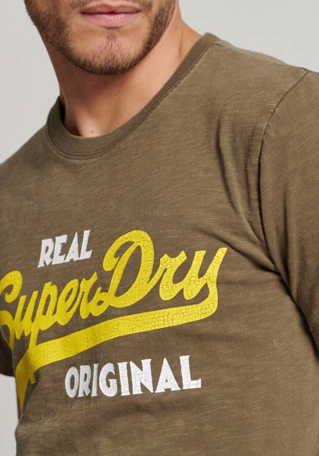 Superdry Shirt met ronde hals VINTAGE VL REAL ORIG OD TEE