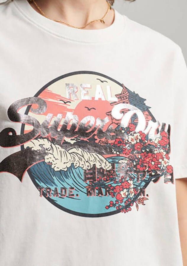 Superdry Shirt met ronde hals JAPANESE VL GRAPHIC T SHIRT