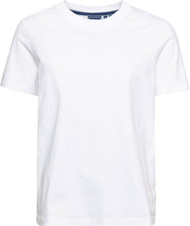 Superdry Shirt met ronde hals VINTAGE LOGO EMB TEE
