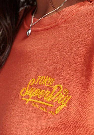 Superdry Shirt met ronde hals VINTAGE SCRIP