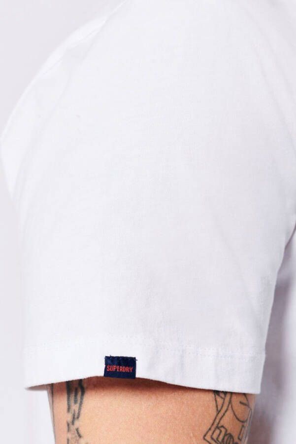 Superdry Shirt met V-hals VINTAGE LOGO EMB VEE