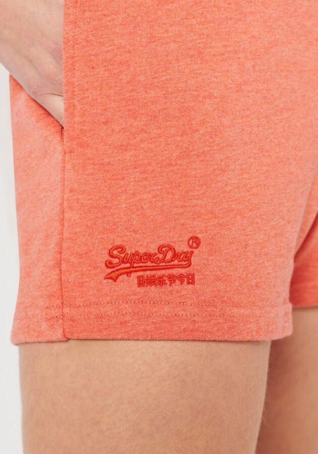 Superdry Short Jerseyshort van biokatoen met vintage logo
