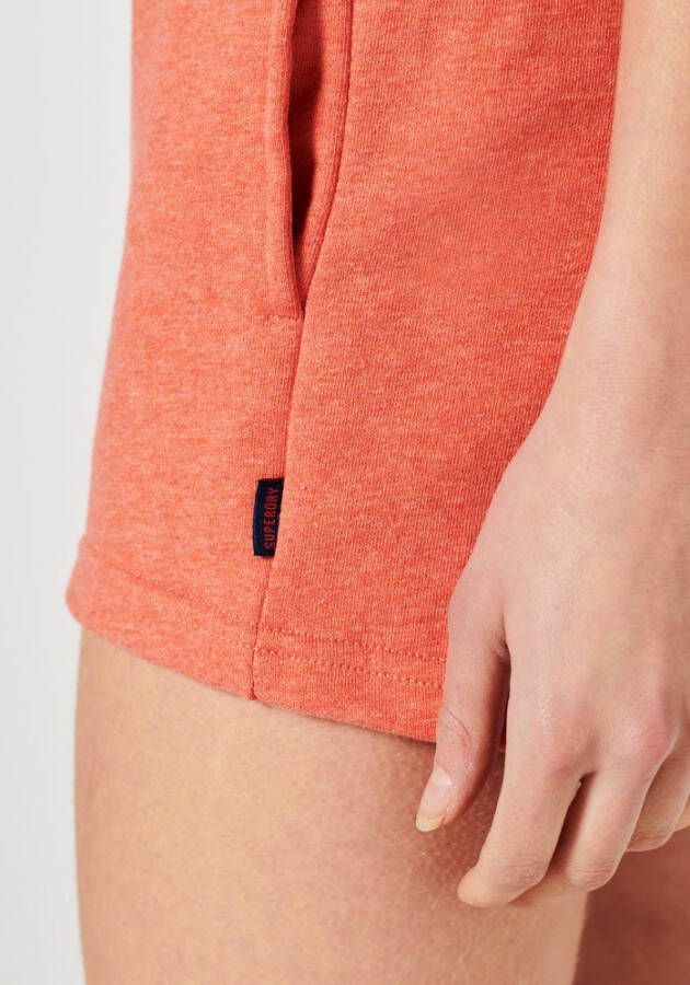 Superdry Short Jerseyshort van biokatoen met vintage logo