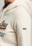 Superdry Dames sweatshirt met capuchon Vintage Logo Borough Beige Dames - Thumbnail 6