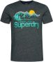 Superdry Vintage Kliek Avontuur T-Shirt Gray Heren - Thumbnail 6