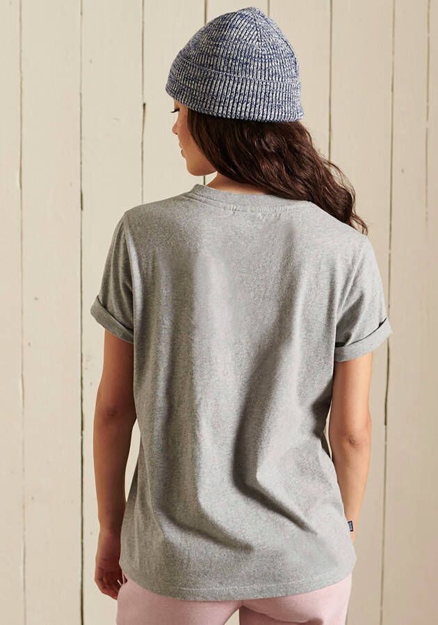 Superdry T-shirt Vintage logo T-shirt van biokatoen