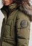 Superdry Donsjas Doudoune longue bordée fausse fourrure femme Everest - Thumbnail 4
