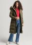 Superdry Donsjas Doudoune longue bordée fausse fourrure femme Everest - Thumbnail 5
