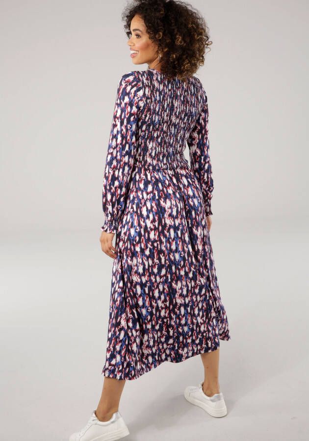 Tamaris Midi-jurk met all-over print