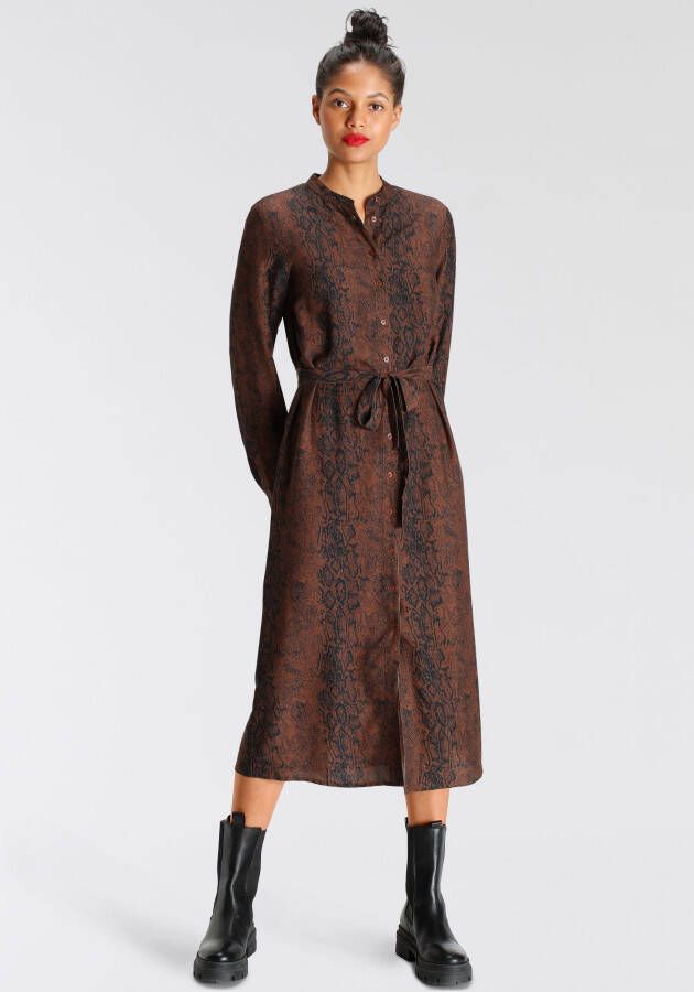 Tamaris Midi-jurk met knoopsluiting