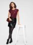 Tamaris T-shirt Korte mouwen regular fit effen met ronde hals - Thumbnail 4
