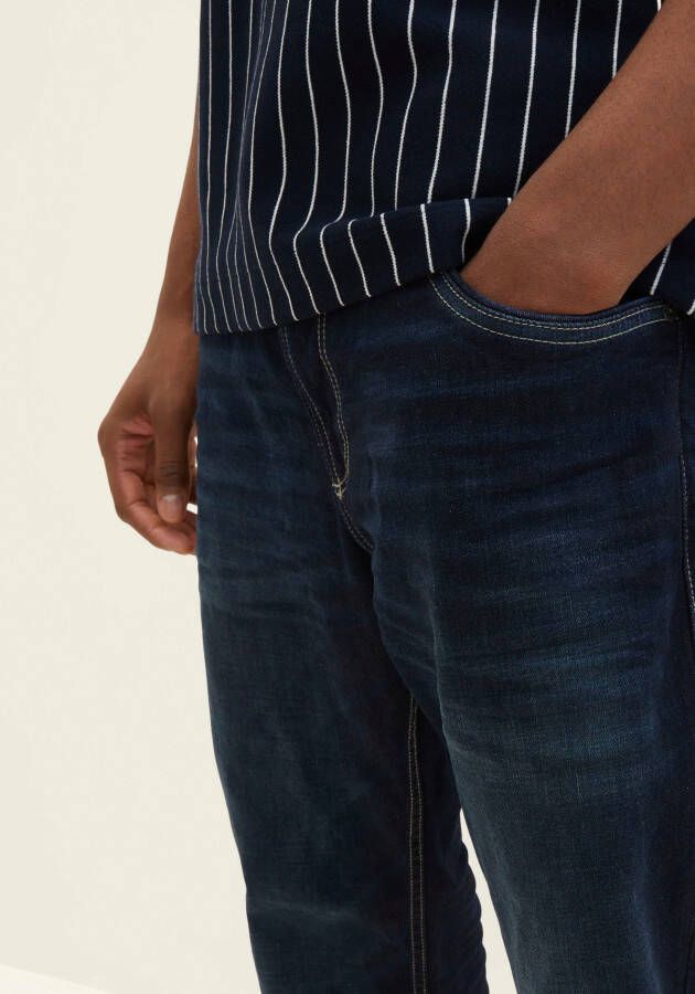 Tom Tailor 5-pocket jeans in gebruikte look