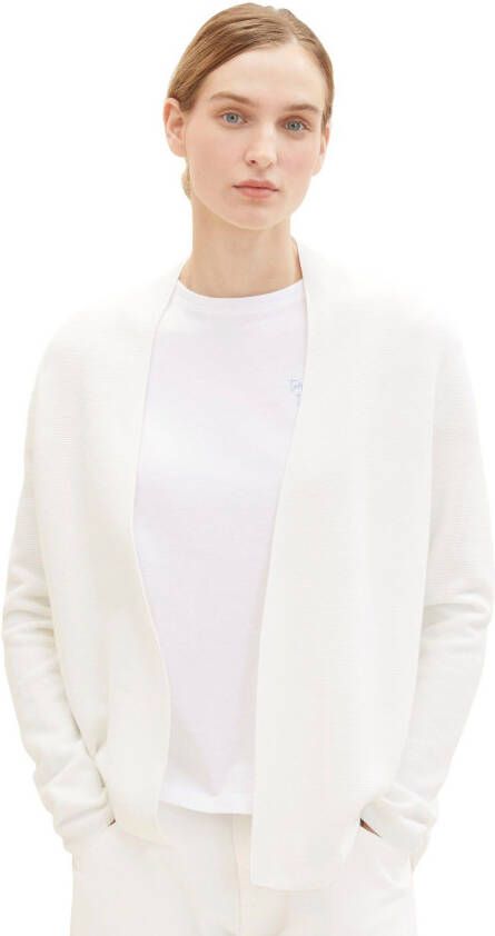 Tom Tailor Cardigan met een fijne structuur