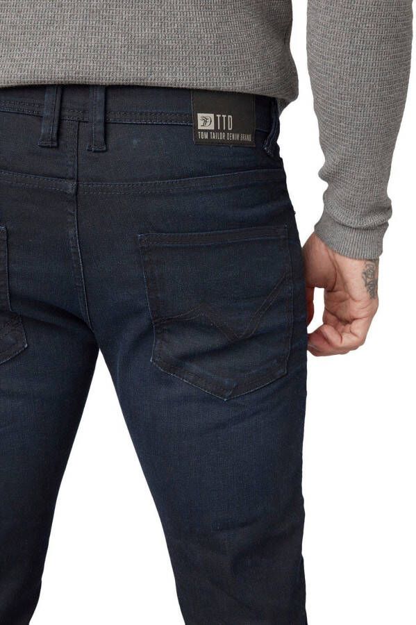 Tom Tailor Denim 5-pocket jeans PIERS met geruit patroon