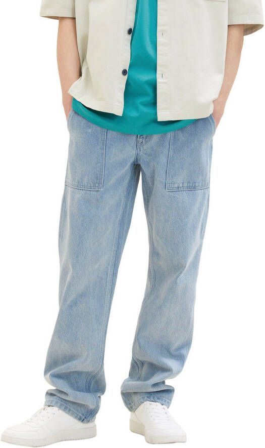 Tom Tailor Denim Loose fit jeans met grote opgestikte zakken