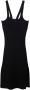 Tom Tailor Denim Knielange jurk met one shoulder-band - Thumbnail 5