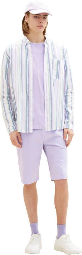 Tom Tailor Denim Overhemd met lange mouwen in gestreepte look