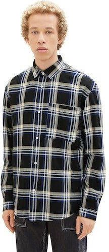 Tom Tailor Denim Overhemd met lange mouwen met geruit patroon