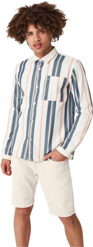 Tom Tailor Denim Overhemd met lange mouwen met strepen