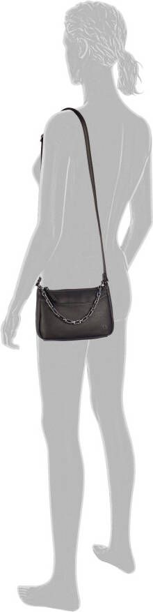 Tom Tailor Denim Schoudertas Cheryl met trendy schakelketting draagbaar als rugzak of city-shopper