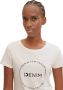 Tom Tailor Denim T-shirt met labelprint - Thumbnail 4