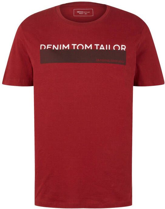 Tom Tailor Denim T-shirt in verschillende kleuren (set 3-delig)