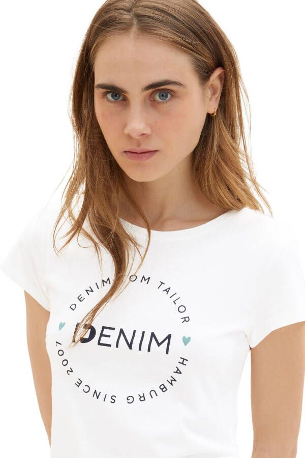 Tom Tailor Denim T-shirt (set 2-delig 2 stuks)