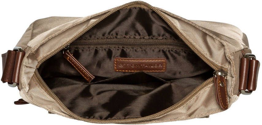 Tom Tailor Hobo-tas Rina van lichtgewicht nylon en ingewikkeld geweven riemband