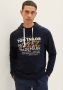 Tom Tailor Hoodie met casual frontprint + borduursel - Thumbnail 2