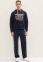 Tom Tailor Hoodie met casual frontprint + borduursel - Thumbnail 5