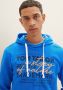 Tom Tailor Hoodie met casual frontprint + borduursel - Thumbnail 3