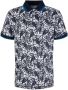 Tom Tailor polo met all over print navy - Thumbnail 5